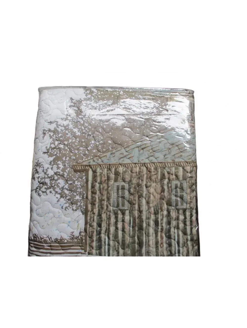 Farmhouse Baskets and Barns Lightweight Queen Quilt Blanket